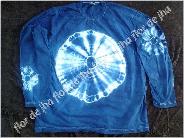 camisa manga longa tie die